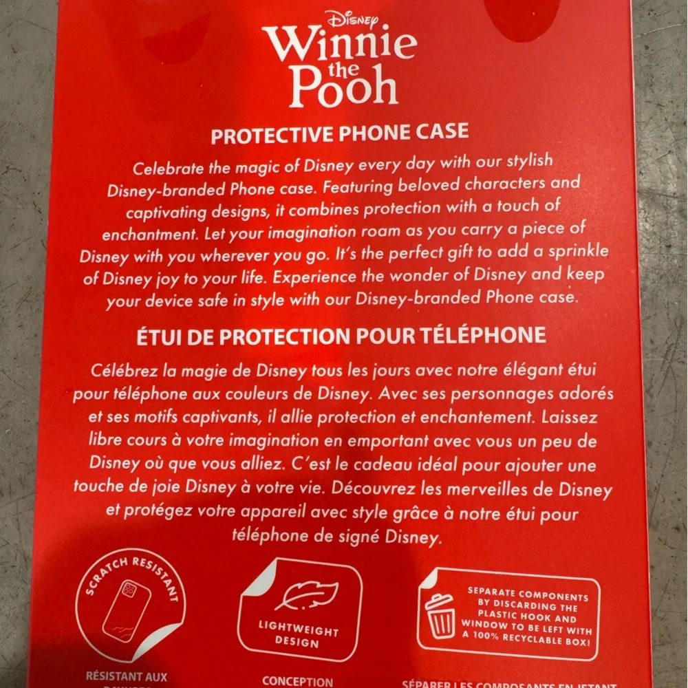 Disney Winnie the Pooh iPhone 16 Pro Max Case - Red and Multicolor